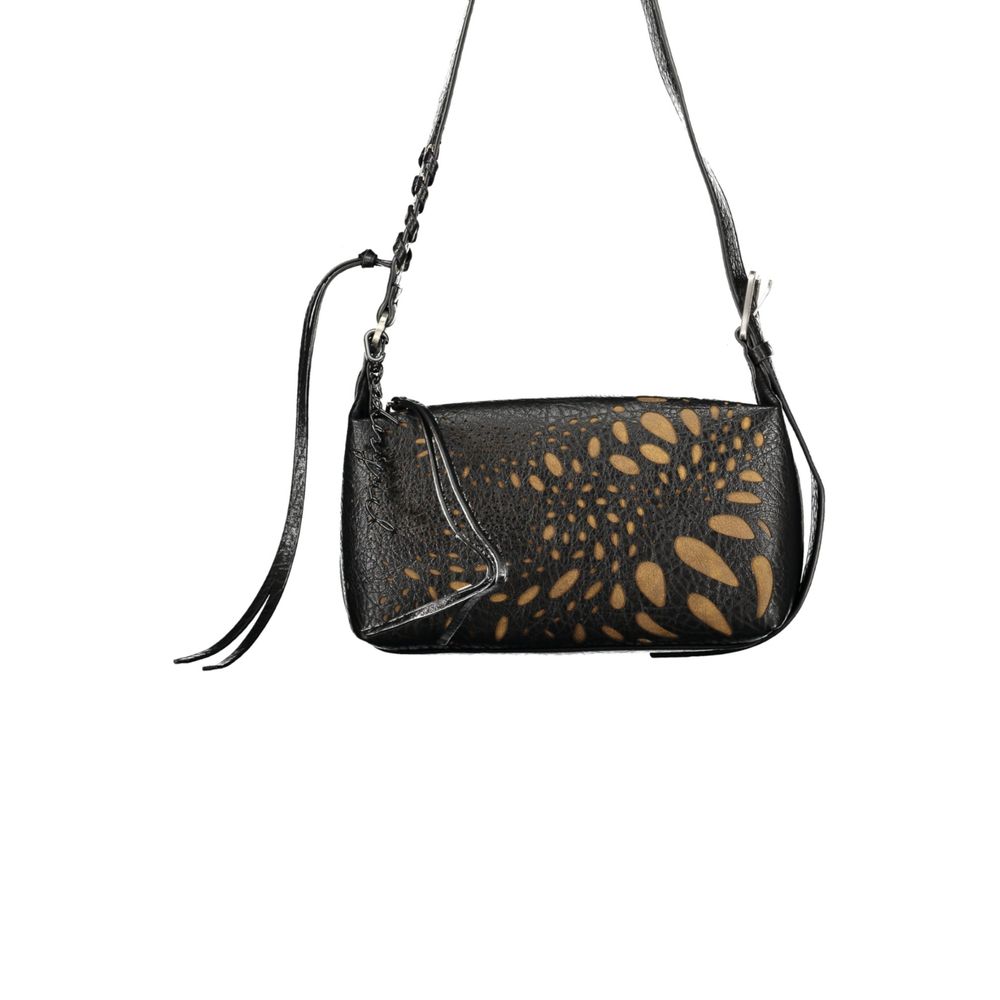 Desigual Nero Poliuretano Donna Bag
