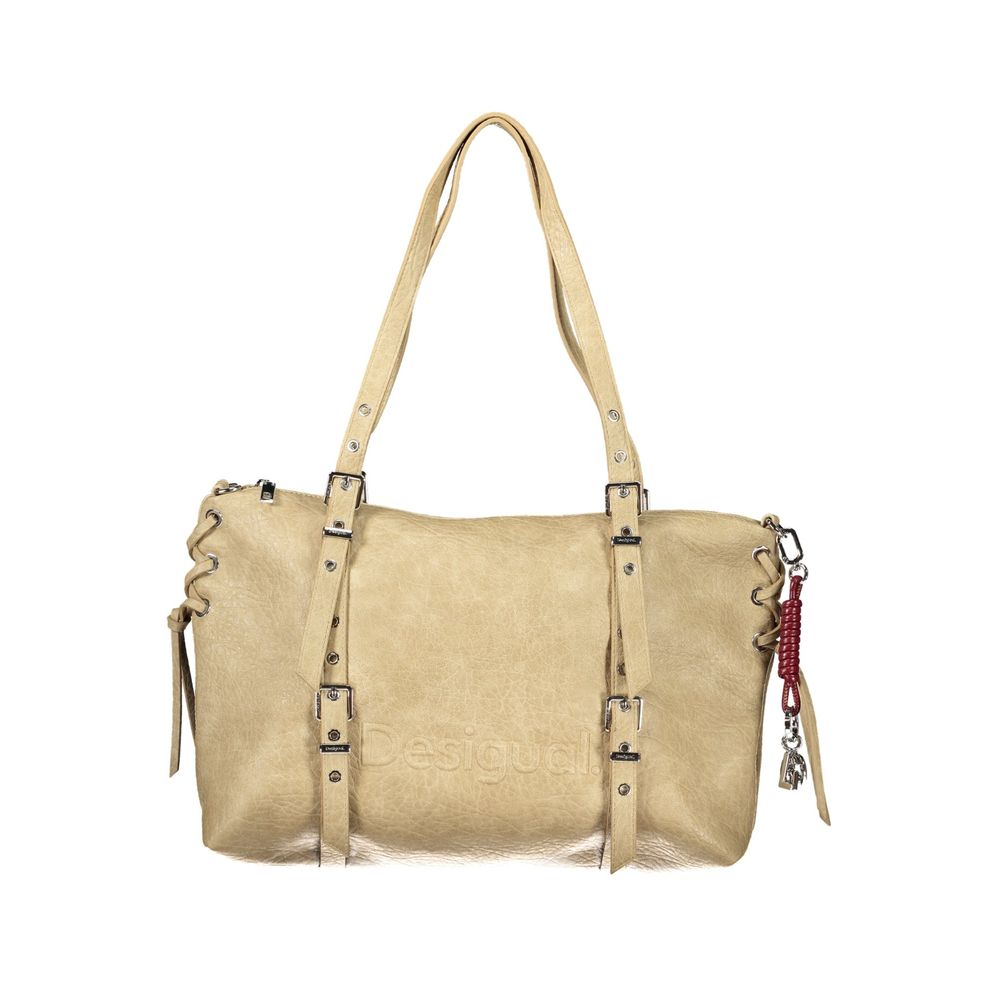 Desigual Beige Polyurethane Women's Bag