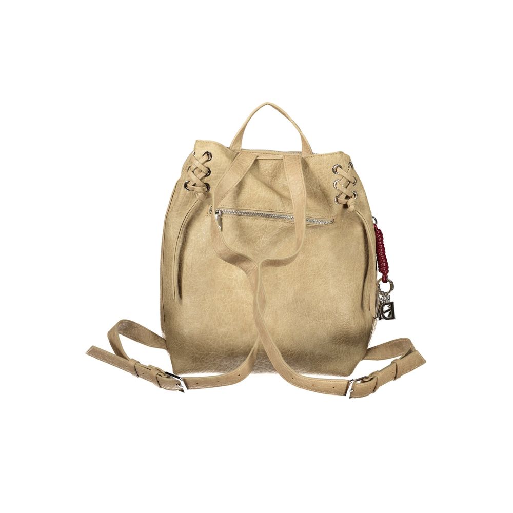 Desigual Beige Poliuretano Women's Backpack