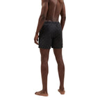 Armani Exchange Black Polyester Swim Shorts