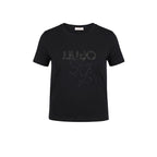 Liu Jo Black Cotton T-Shirt