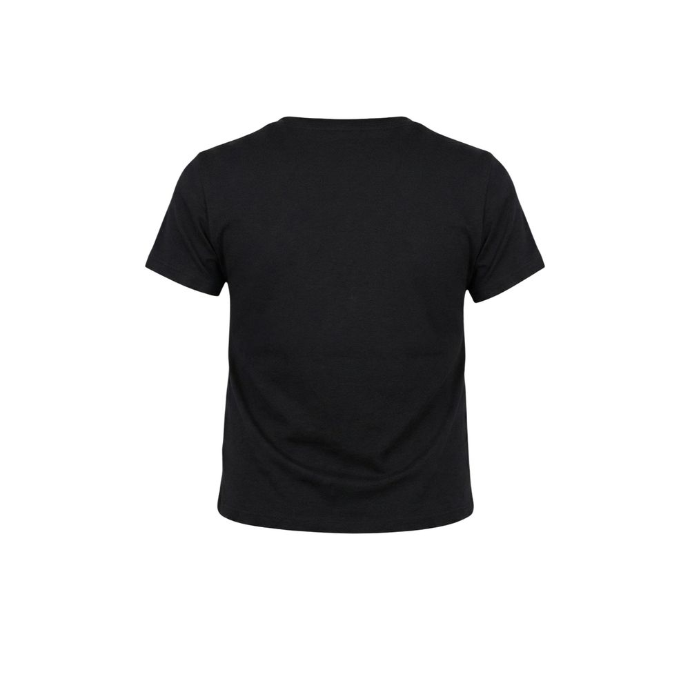 Liu Jo Black Cotton T-Shirt