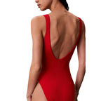 Calvin Klein Jeans Red Polyamide One-Piece Swimsuit