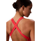 Calvin Klein Jeans Orange Recycled Polyester One-Piece Swimsuit
