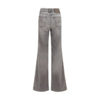 Jacob Cohen Gray Cotton Flared Jeans