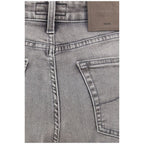 Jacob Cohen Gray Cotton Flared Jeans