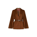 Max Mara Brown Virgin Wool Jacket