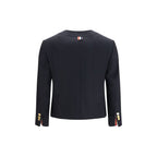 Thom Browne Blue Wool Oves Aries Jacket