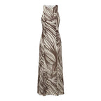 Guess Brown Polyester Long Dress