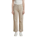 Only Beige Cotton Mom Jeans