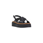 Liu Jo Black Leather Platform Sandals