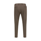 PT Torino Brown Wool Oves Aries Dress Pants