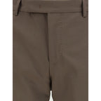 PT Torino Brown Wool Oves Aries Dress Pants
