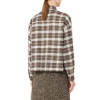 Max Mara Brown Cotton Pattern Shirt