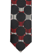 Dolce & Gabbana Multicolor Cotton Geometric Adjustable Tied Necktie Tie