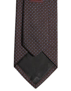 Dolce & Gabbana Men Brown Geometric Silk Adjustable Tied Necktie Tie