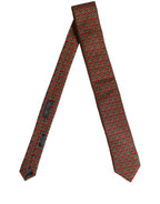 Dolce & Gabbana Multicolor Chili Peppers Silk Adjustable Tied Necktie Tie