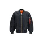 ALPHA INDUSTRIES Black Nylon Bomber