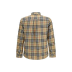 Burberry Beige Cotton Pattern Shirt