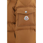 Moncler Brown Polyester Full-Length Jacket