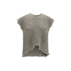 R13 Beige Wool Oves Aries Sleeveles Sweater