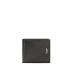 Prada Black Calf Leather Bos Taurus Wallet