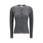 Thom Browne Gray Wool Oves Aries Cardigan