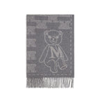 Max Mara Gray Cashmere Scarf