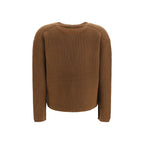 Max Mara Brown Wool Oves Aries Cardigan