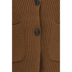 Max Mara Brown Wool Oves Aries Cardigan