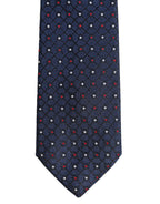Dolce & Gabbana Blue Diamond Lattice Adjustable Necktie Men Accessory Tie