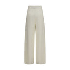 Max Mara Beige Cashmere Casual Pants