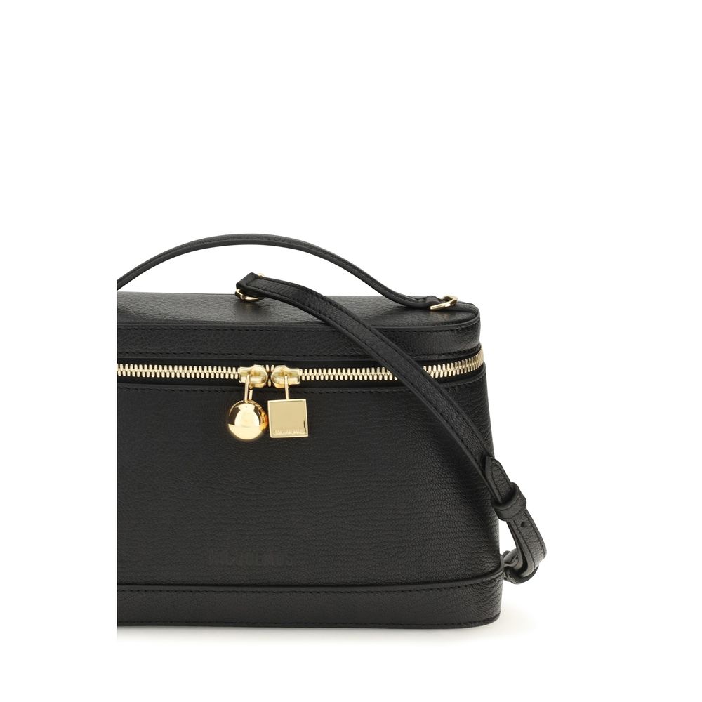 Jacquemus Black Calf Leather Bos Taurus Shoulder Bag