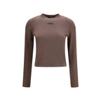 Jacquemus Brown Cotton Long Sleeve T-Shirt