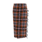 Guest in Residence Brown Wool Oves Aries Midi Skirt