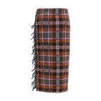 Guest in Residence Brown Wool Oves Aries Midi Skirt