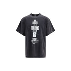 Balenciaga Gray Cotton T-Shirt