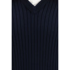 Balenciaga Blue Cotton Sweatshirt