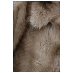 Max Mara Gray Polyester Full-Length Jacket