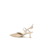 Fendi Beige Calf Leather Bos Taurus Pumps