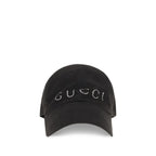 Gucci Black Cotton Cap (Baseball Hat)