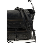 Balenciaga Black Lamb Ovis Aries Backpack