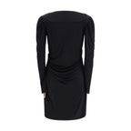 Balmain Black Viscose Casual Dress