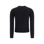 Ami Paris Black Wool Oves Aries Sweatshirt