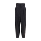 Ami Paris Black Wool Oves Aries Dress Pants