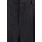 Ami Paris Black Wool Oves Aries Dress Pants