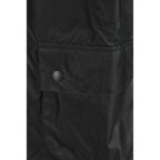 Barbour Black Cotton Full-Length Jacket