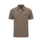 Hugo Boss Beige Cotton Polo Shirt