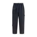 Y-3 Black Polyester Athletic Pants