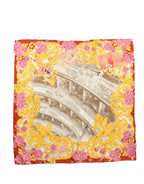 Dolce & Gabbana Multicolor Silk Printed Square Foulard Scarf